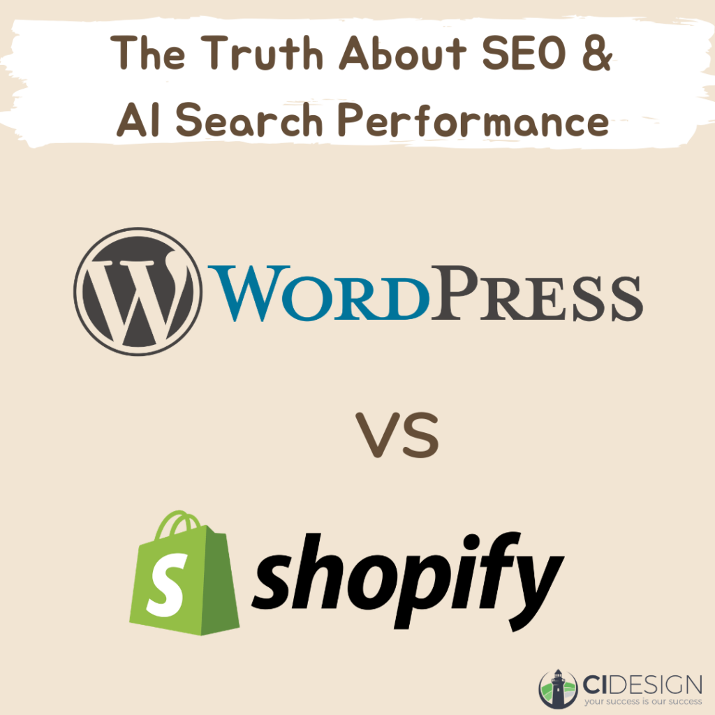 wordpress versus shopify: the truth about seo performance
